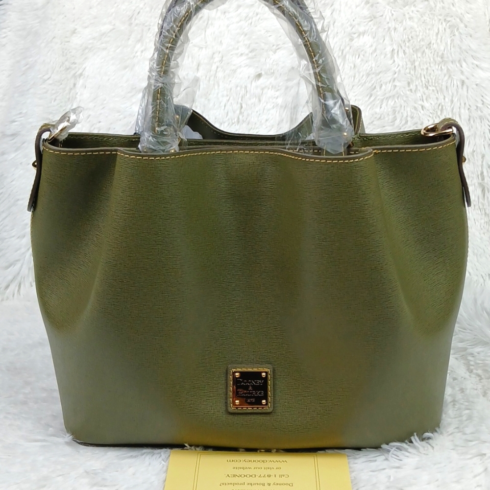 Dooney & Bourke Saffiano Brenna Satchel